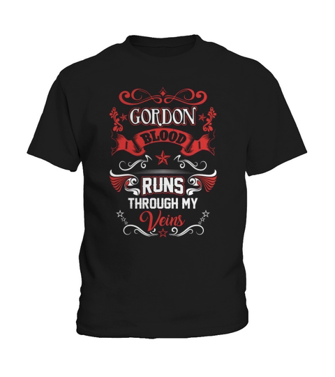 GORDON BLOOD RUNS THROUGH MY VEINS Kids T-Shirt