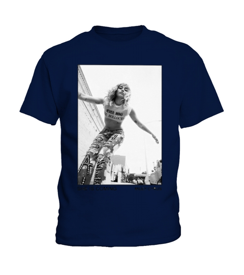 Miley Cyrus She Is Coming Pop Music Kids T-Shirt
