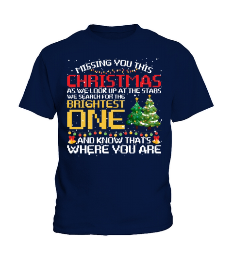 Missing You This Christmas Like Searching Kids T-Shirt