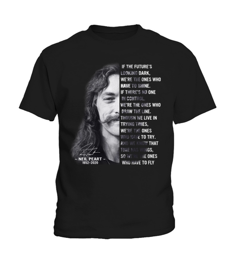 Neil Peart 1952 2020 signature Rush Everyday Glory Lyrics shirt Kids T-Shirt