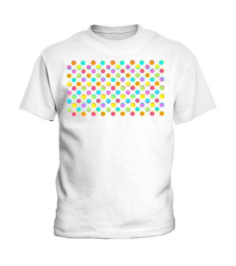 Neon Bubbles - Horizontal Kids T-Shirt