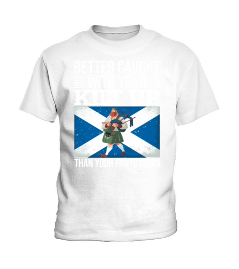 Traditional Kilt Wearing Quote For A Kilt Guy Kids T-Shirt