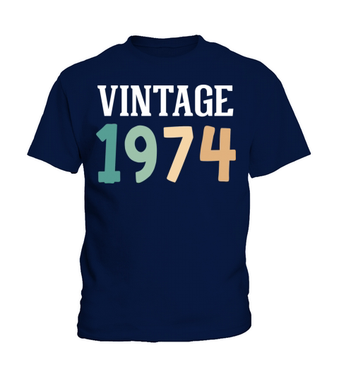 Vintage 1974 48th Birthday Kids T-Shirt