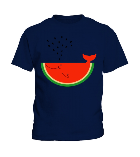 Watermelon Whale Kids T-Shirt