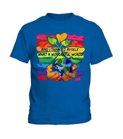 World Environment Day and I think to myself what a wonderful world shirt Kids T-Shirt
