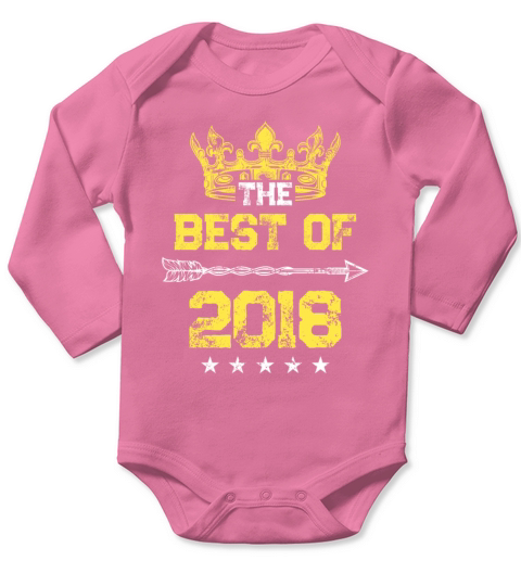 2018 best of birthday Long Sleeve Baby One-Piece