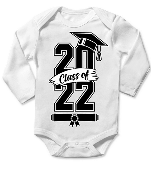 class of 2022 - Happy last day of school Long Sleeve Baby One-Piece