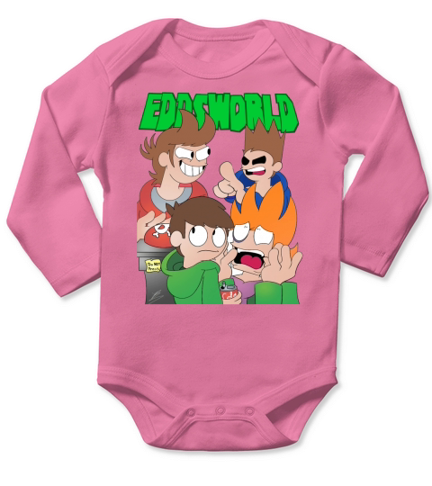 EDDSWORLD THE END EDD MATTTOM TORD DIDDLY DOO Long Sleeve Baby One-Piece