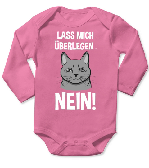 Evil Cat Funny Quote Sarcasm Gift Long Sleeve Baby One-Piece