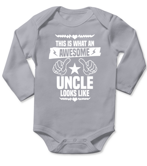 Fathers day shirt gifts for Uncle shirt Long Sleeve Baby One-Piece