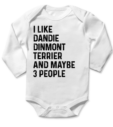 I Like English Cocker Spaniel And Maybe 3 People Long Sleeve Baby One-Piece