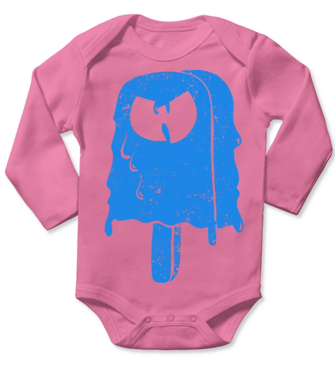 icecream wutang light blue Long Sleeve Baby One-Piece