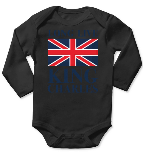 Long Live King Charles Long Sleeve Baby One-Piece