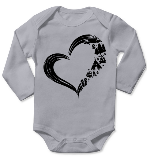 Love camping shirt Long Sleeve Baby One-Piece