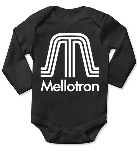 Mellotron Analog Synth Retro T-Shirt Long Sleeve Baby One-Piece