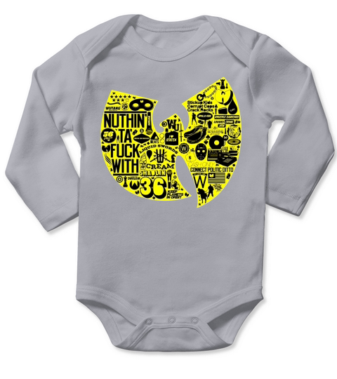 Wutang Fans Long Sleeve Baby One-Piece