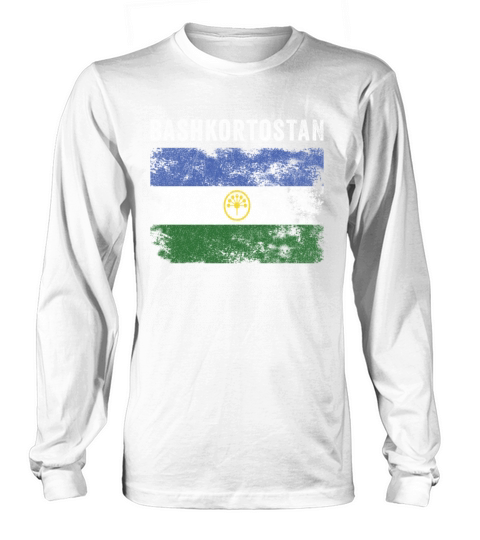 Bashkortostan Flag Vintage Bashkir Flag Long sleeved Unisex