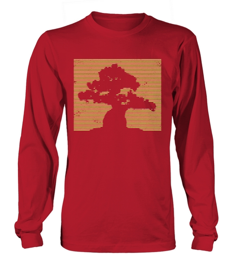 Bonsai Tree Art Shirt Long sleeved Unisex