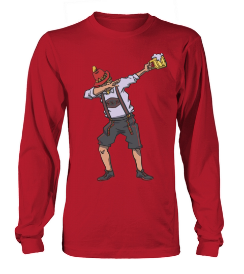 Dabbing German Oktoberfest Long sleeved Unisex