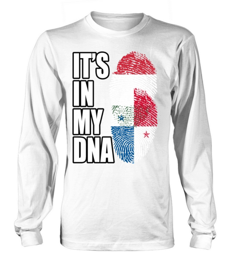 Hungarian And Panamanian Mix Heritage DNA Flag Long sleeved Unisex