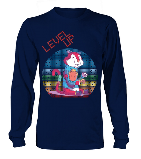 Level Up Gamer Video Games Retro Vintage Gaming Hi Long sleeved Unisex