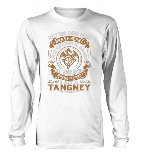 TANGNEY Brave Heart Dragon Name Shirts Long sleeved Unisex
