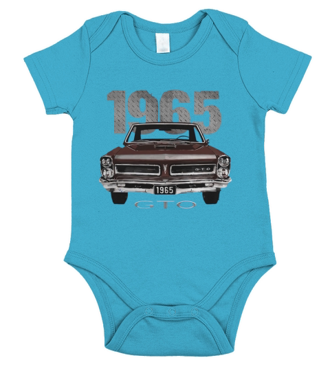 1965 GTO Car Vintage Short Sleeve Baby One-Piece