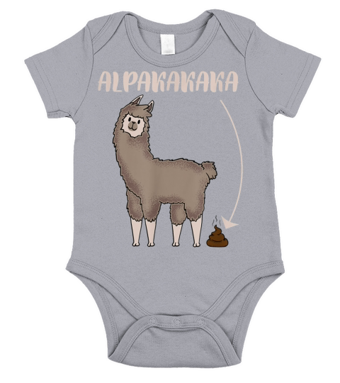 Alpakakaka Alpaka Kaka T-Shirt Wolle Kuscheltier Kostüm Short Sleeve Baby One-Piece