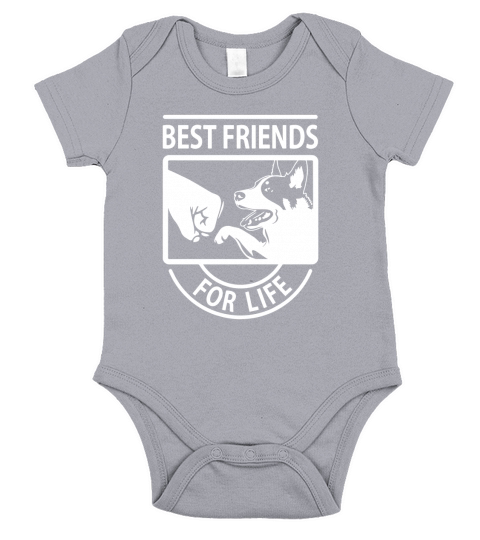 Australian Cattle Dog Best Friends For Life tshirt Short Sleeve Baby One-Piece