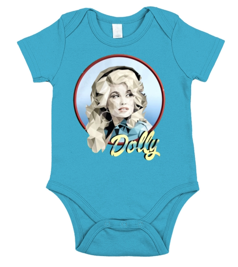 dolly parton vintage Short Sleeve Baby One-Piece