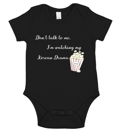 Dont Talk Korean Drama Shirt Short Sleeve Baby One-Piece