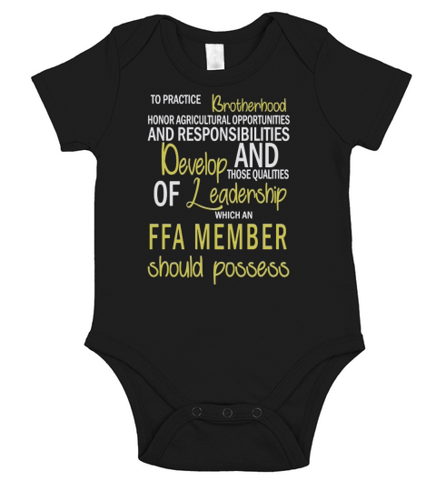 ffa member Short Sleeve Baby One-Piece