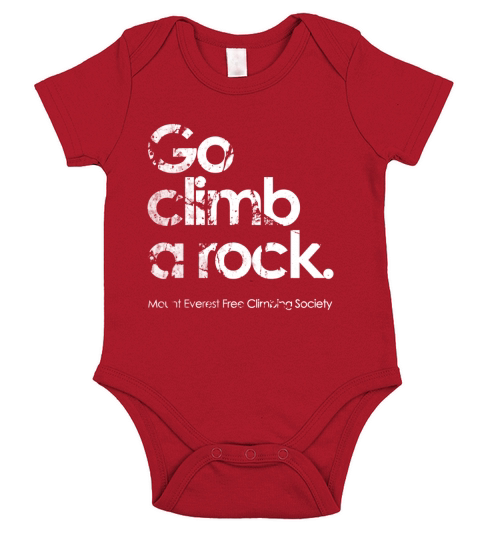Go Climb A Rock shirt Short Sleeve Baby One-Piece