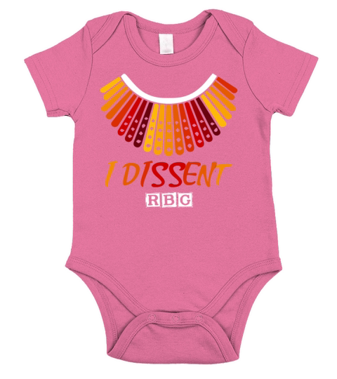 I dissent RBG Short Sleeve Baby One-Piece