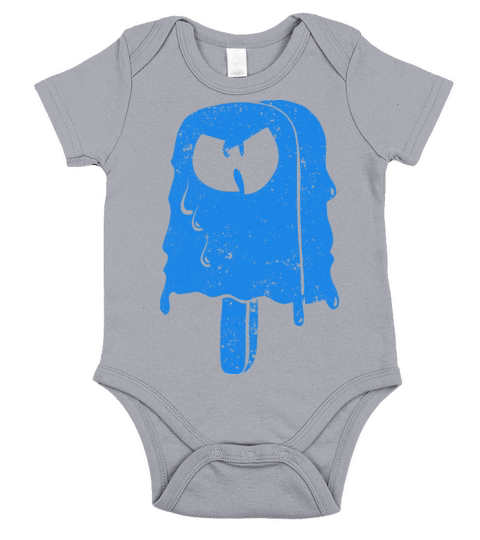 icecream wutang light blue Short Sleeve Baby One-Piece