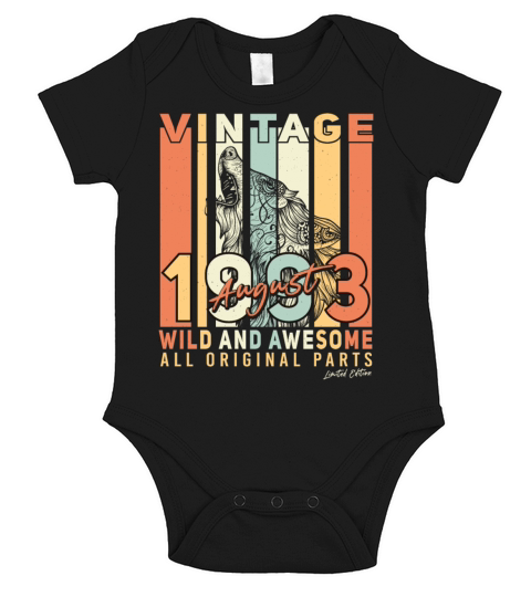 Legendary August 1993 Short Sleeve Baby One-Piece