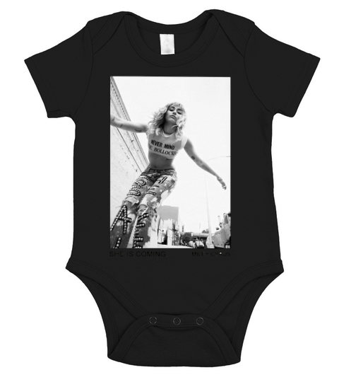 Miley Cyrus She Is Coming Pop Music Short Sleeve Baby One-Piece