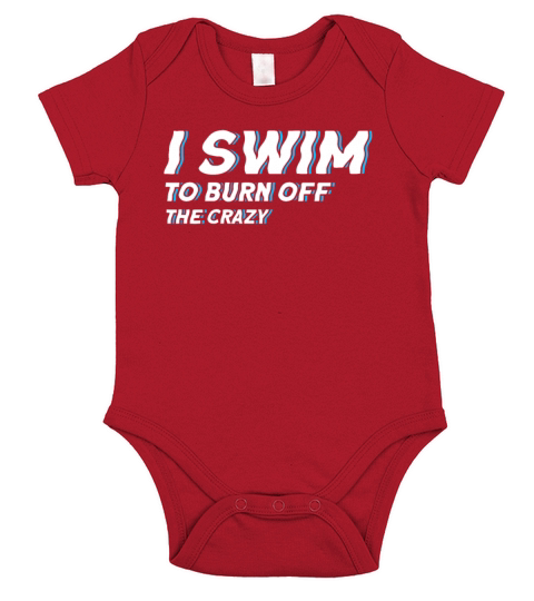 Swim Gift Swimmer Quote Swimming Short Sleeve Baby One-Piece