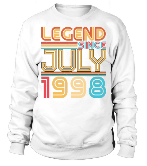 Birth Month July 1998 Sweatshirt Unisex