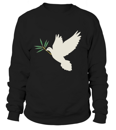 Dove with Olive Branch Sweatshirt Unisex