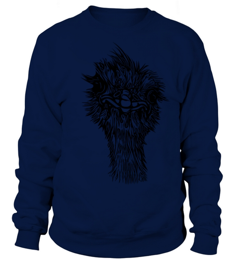 Funny Vintage Ostrich Head Sweatshirt Unisex
