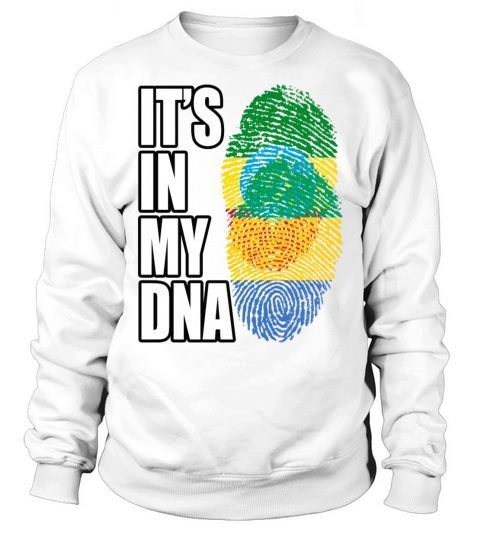 Gambian And Ethiopian Mix Heritage DNA Flag Sweatshirt Unisex