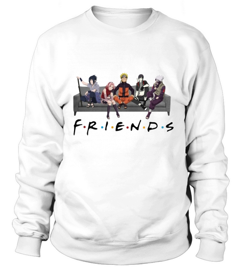 Naruto Sakura Sasuke Sai and Kakashi Friends Sweatshirt Unisex