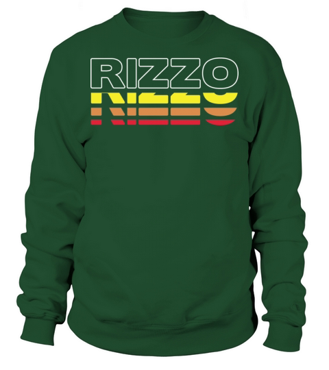 Rizzo First Name Funny Vintage Sunset Rizzo Sweatshirt Unisex