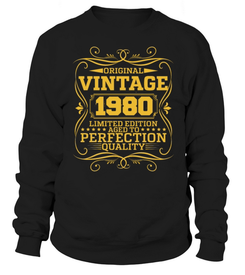 Vintage 1980 Original Limited Edition Sweatshirt Unisex