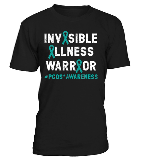 Invisible Illness Warrior PCOS Awareness Month T-Shirt Unisex