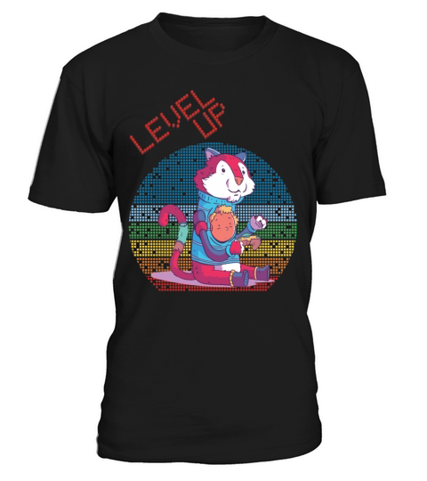 Level Up Gamer Video Games Retro Vintage Gaming Hi T-Shirt Unisex
