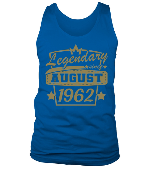 60th Birthday August 1962 Retro Gift Ideas Tank Top Unisex
