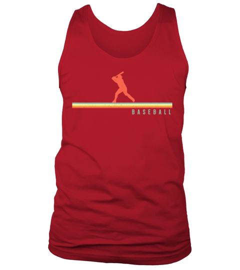 Baseball Fan Retro Vintage Batter Tank Top Unisex