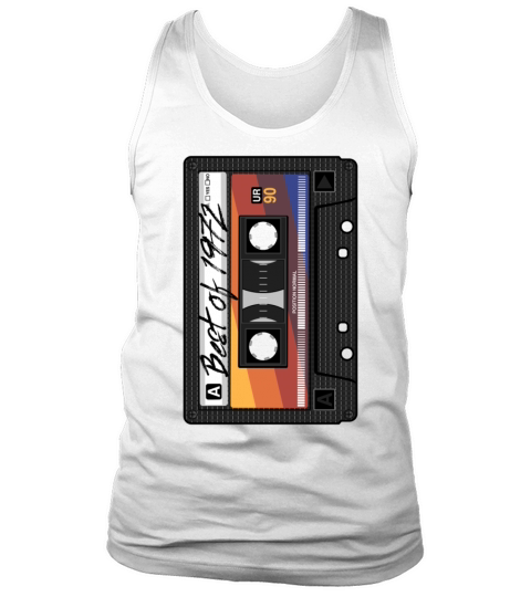Best Of 1972 Mixtape Cassette Music Mix 70s Party Tank Top Unisex